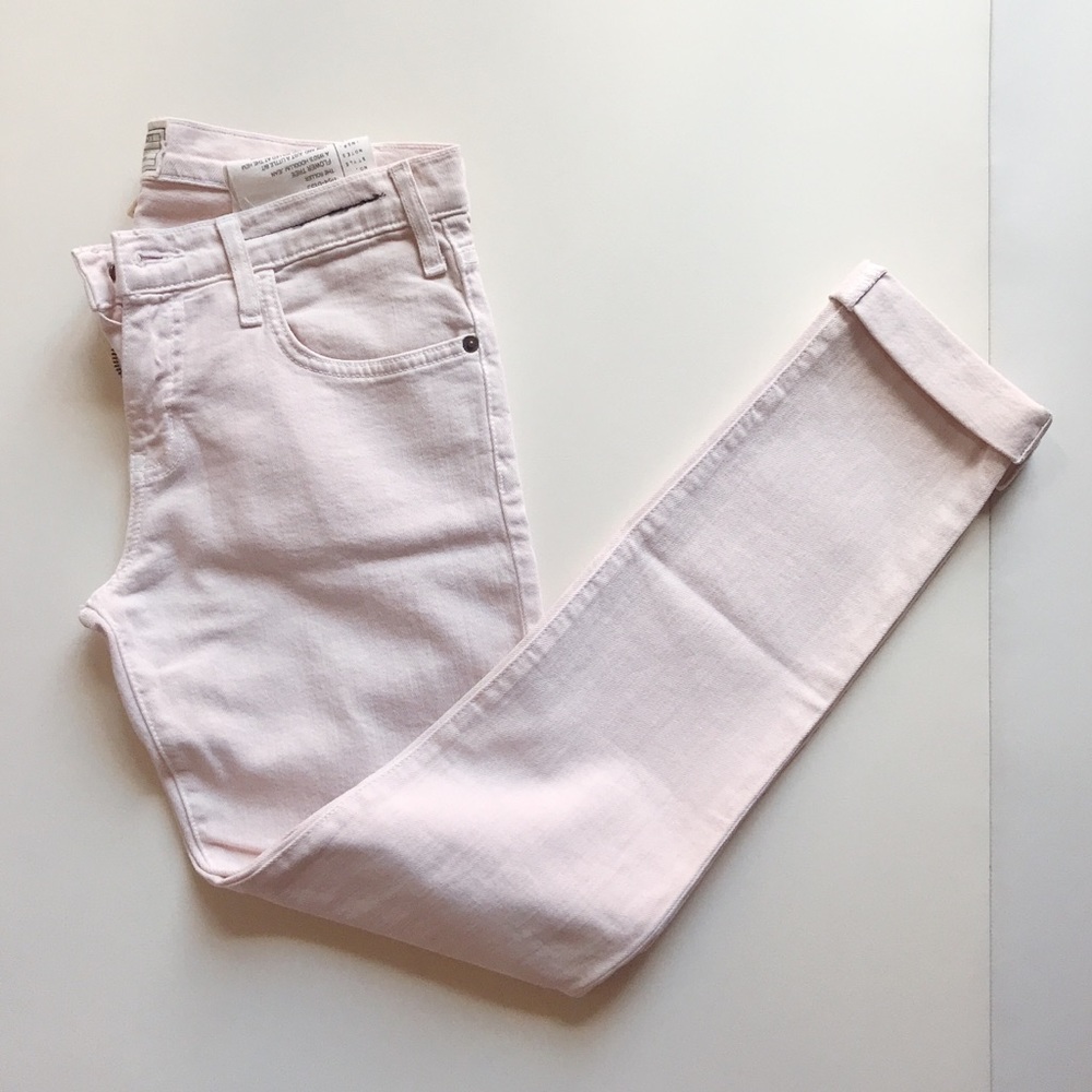 Current/Elliott | The Roller Pink Denim Pants